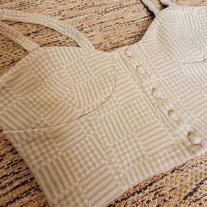 EMORY Park Cropped Cami Corset Top